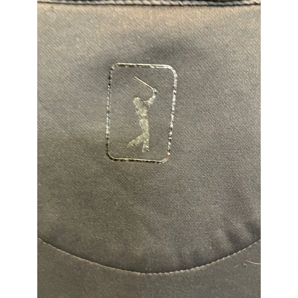 PGA TOUR Mens Quilted Vest Black Full Zip Golf Outdoor Layering Size‎ M - Picture 3 of 7